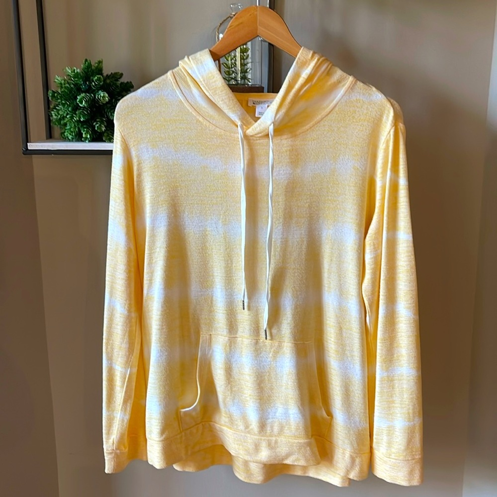 Market & Spruce Perine Pocket Hooded Knit Top